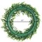 Set of 2: Boxwood Wreath with Realistic Green Tips, 24" Wide, Indoor/Outdoor Use, UV Resistant, Spring & Summer, Front Door, Home & Office Decor